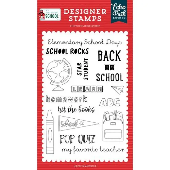 Echo Park&trade; Paper Co. School Rocks Stamps {1}