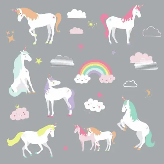 RoomMates Unicorn Magic Peel & Stick Wall Decals {1}