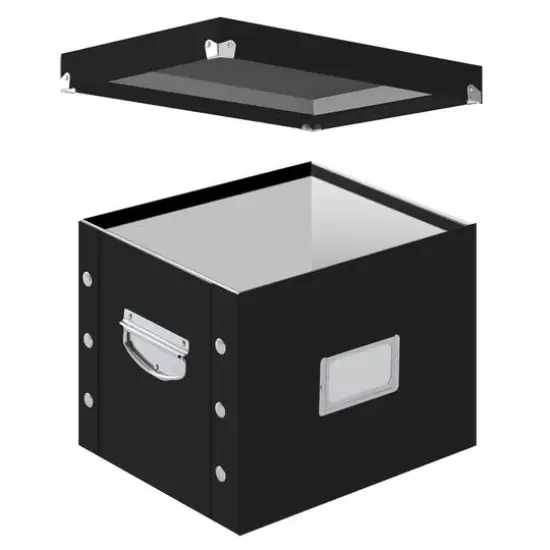 Snap-N-Store Black Letter File Box {3}