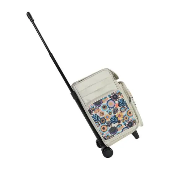 Everything Mary Floral Rolling Scrapbook Storage Tote {4}