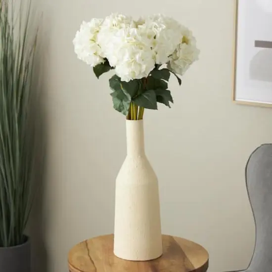 33" White Hydrangea Artificial Flower Stem, 8ct. {9}