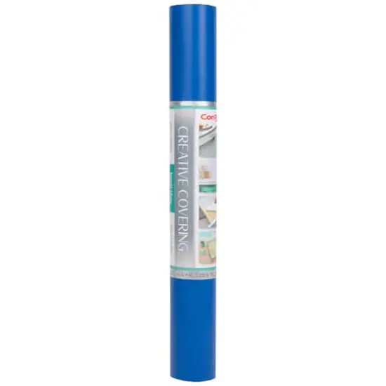 Con-Tact Creative Covering&trade; Adhesive Covering, 18" x 50 ft. Royal Blue {1}