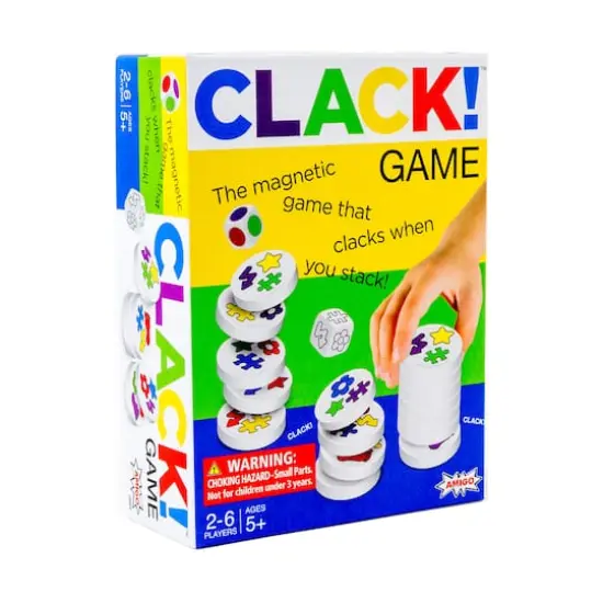 Clack!&trade; Magnetic Stacking Game {1}