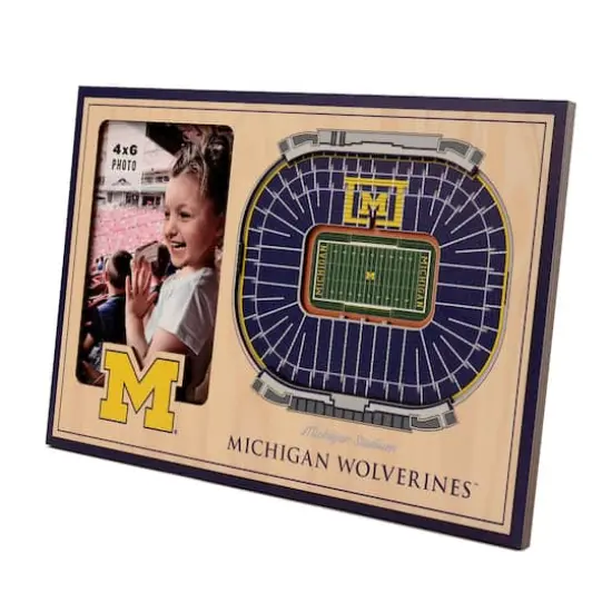 College Football 3D StadiumViews Picture Frame Michigan Wolverines {1}