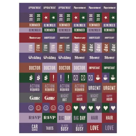 TF Publishing 2025-2026 Black Velvet Medium Weekly/Monthly Planner {6}