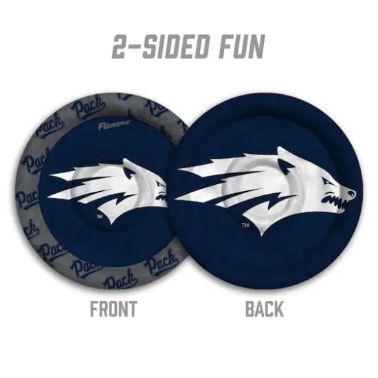 NCAA Flimzee Bean-Bag Flying Disc Nevada Wolf Pack {3}