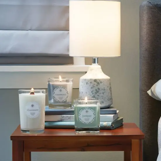 Root Candles Seeking Balance® Illuminate: Juniper Rosewood Jar Candle {4}