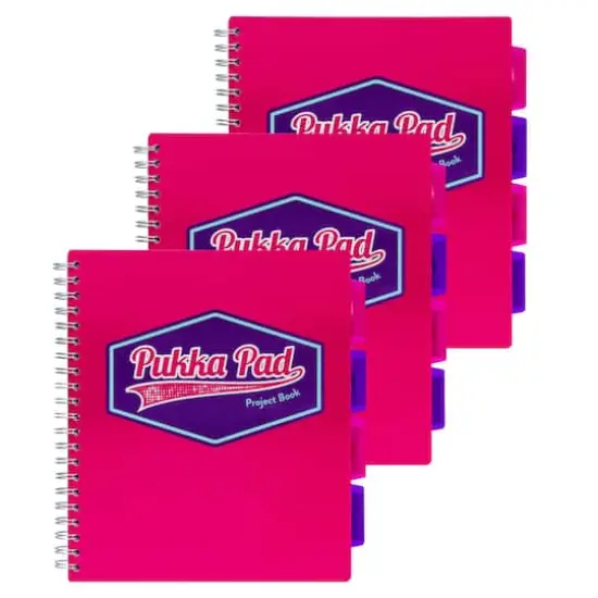Pukka Pads Vision Letter-Size Project Book Set Pink {1}