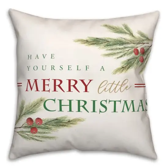 Have Merry Little Christmas Throw Pillow {1}
