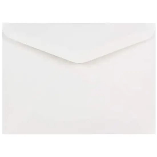 JAM Paper White A7 Invitation Envelopes with V-Flap, 100ct. {1}