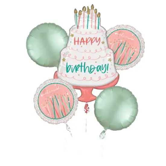 Happy Birthday Cake Balloon Bouquet {1}