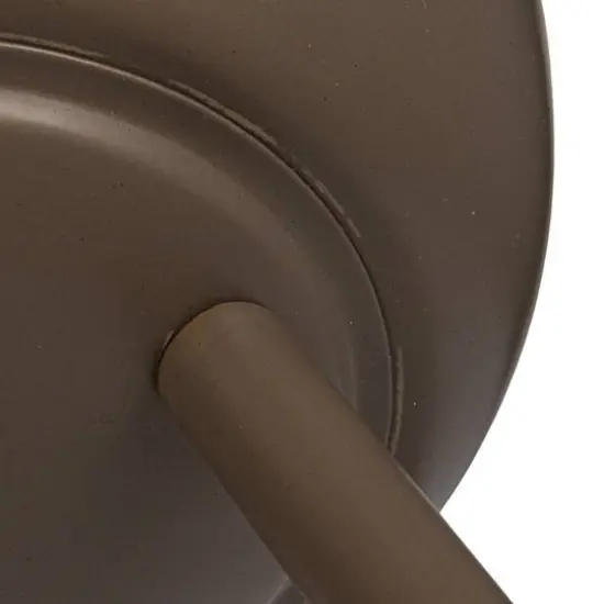 Hello Honey® Terra Cotta & Brown Round Footed Metal Planter Set {3}