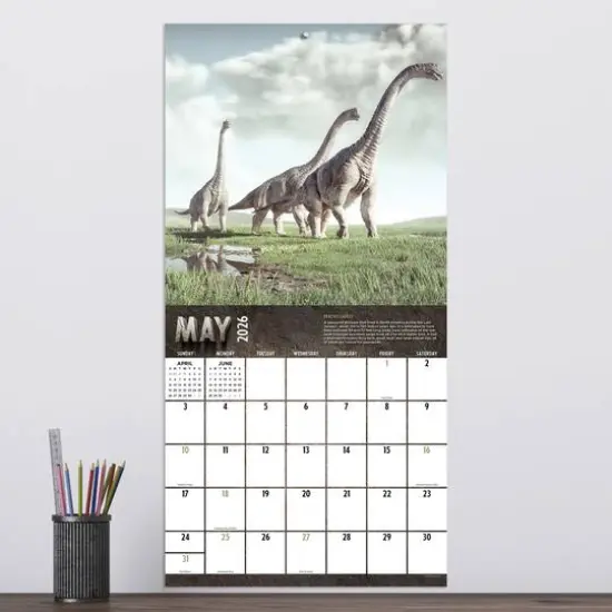 2026 Dinosaurs Wall Calendar {4}