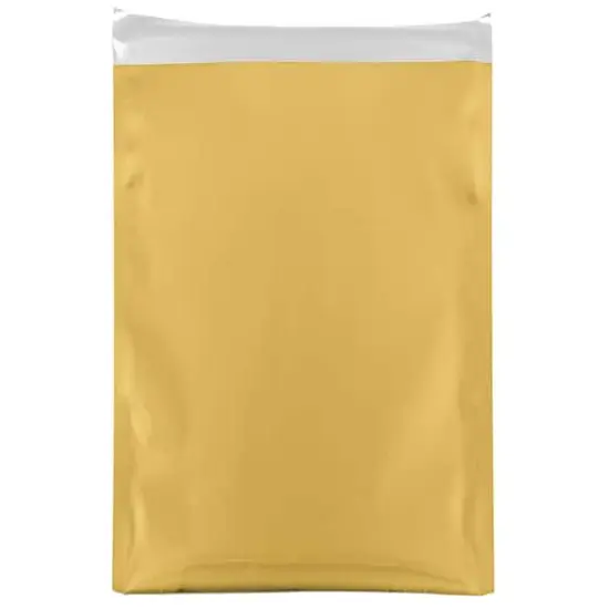 JAM Paper 12" x 18" Gold Foil Open End Envelopes with Self Adhesive Closure, 25ct. {4}