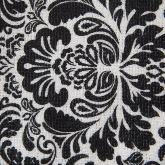 DII&reg; Black Microfiber Damask Dishcloth Set {7}