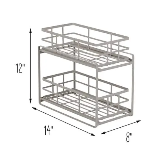 Honey Can Do Gray Under Sink Organizer with 2 Drawers {10}