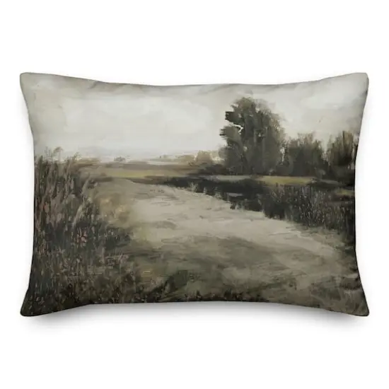 Antique Landscape 20" x 14" Indoor/Outdoor Pillow {3}