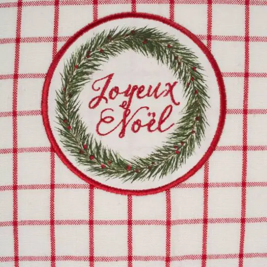 DII&reg; Assorted Noel Embellished Dishtowel Set {11}