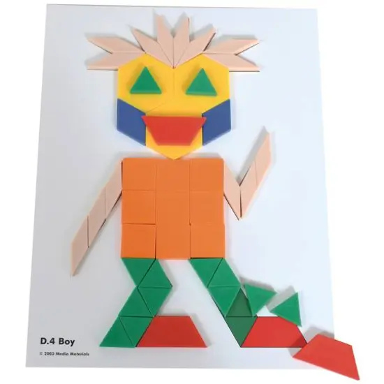 Learning Advantage&trade; Pattern Block Activity Cards Set {6}