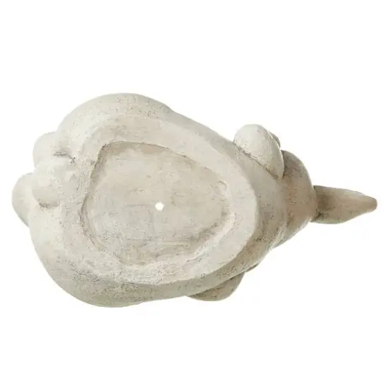 Glitzhome&reg; 14.25" Rabbit Statue Planter {9}