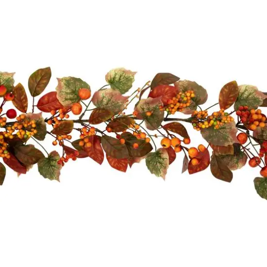 5ft. Pumpkins & Berries Fall Harvest Garland {6}