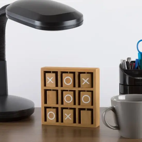 Toy Time Tic-Tac-Toe Wooden Travel Game {3}
