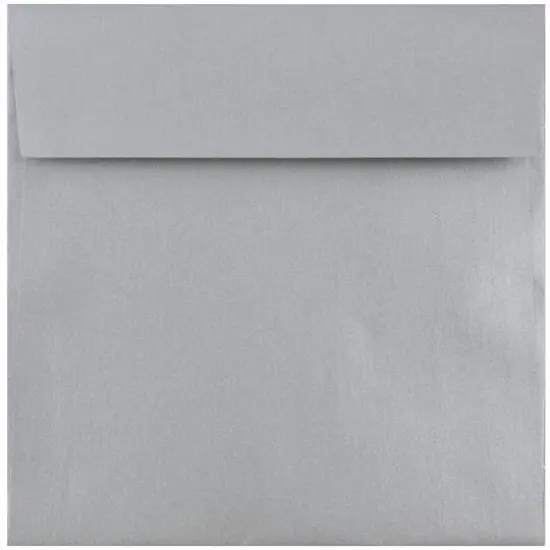 JAM Paper 6.5" x 6.5" Square Metallic Invitation Envelopes, 25ct. Jupiter Red Stardream {2}