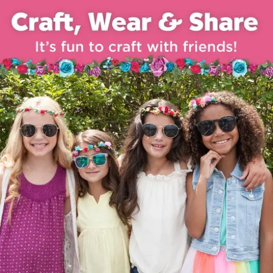 Creativity for Kids Flower Crowns Kit {7}