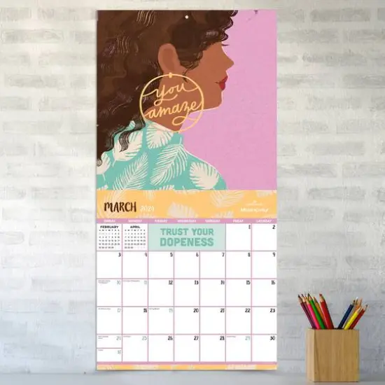 TF Publishing 2024 Mahogany: Uplifted + Empowered Wall Calendar {5}