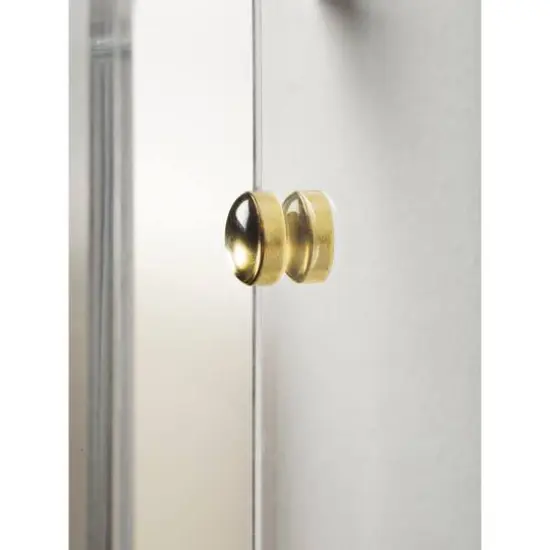 Wexel Art Single Panel Clear Acrylic Floating Wall Frame & Magnets with Gold Hardware {4}