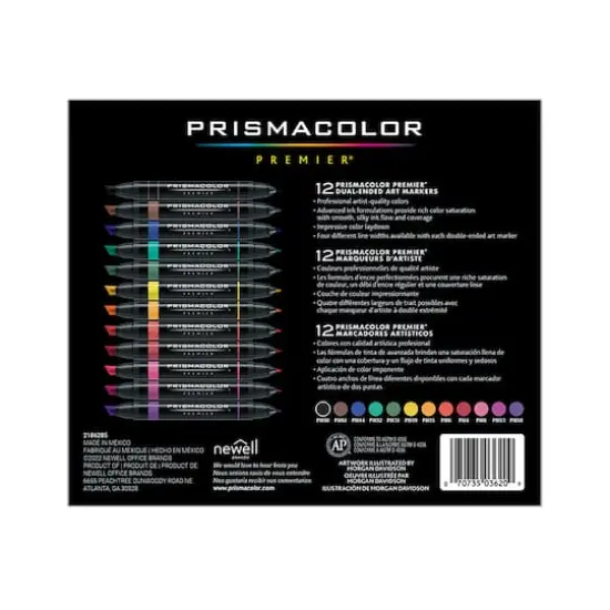 Prismacolor&reg; Premier&reg; Primary Dual-Ended Art Markers, 12ct. {7}