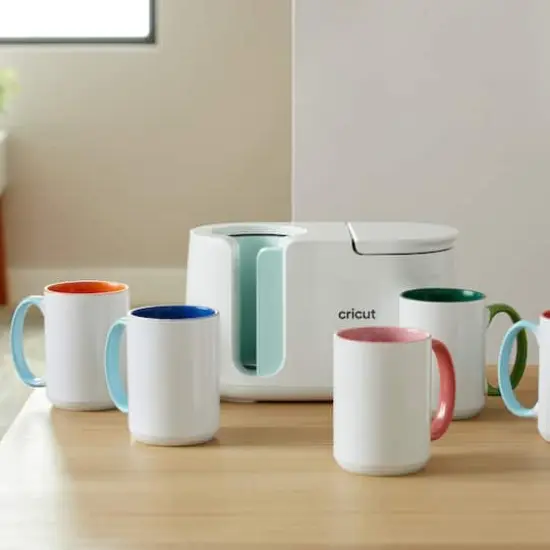 Cricut&reg; 15oz. Beveled Ceramic Mug Blank Sahara {6}