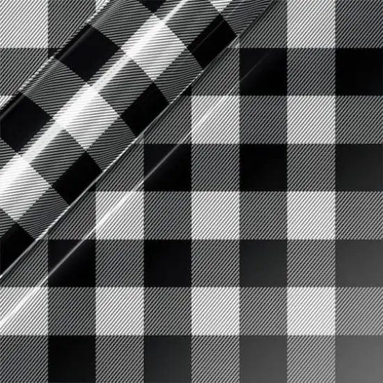 Siser&reg; EasyPatterns&reg; Plus Buffalo Plaid Heat Transfer Vinyl White {1}