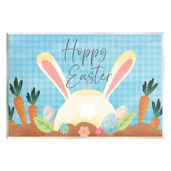 Stupell Industries Happy Easter Spring Carrot Garden Wall Plaque Art {1}