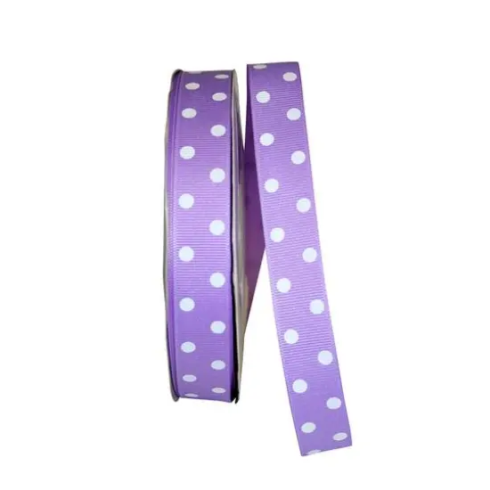 JAM Paper 7/8" x 50yd. Grosgrain Aspirin Dots Ribbon Orange {2}