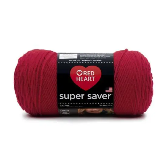 Red Heart&reg; Super Saver&reg; Solid Yarn Cherry Red {1}