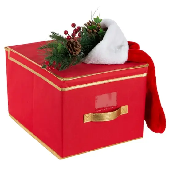 Simplify Red Holiday Jumbo Storage Box {11}