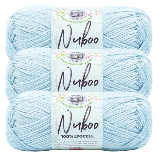 3 Pack Lion Brand&reg; Nuboo Yarn Frost {1}