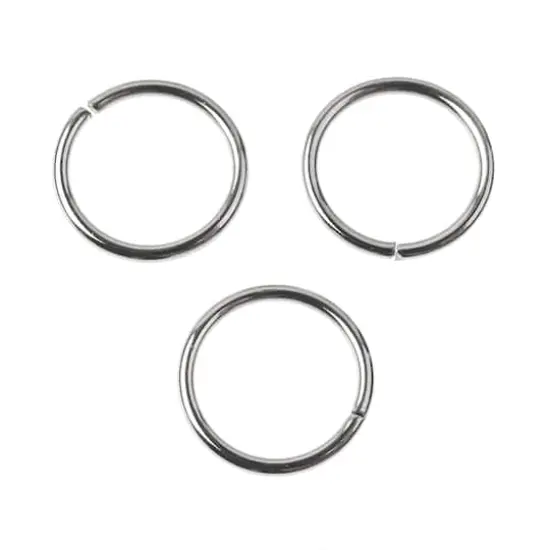 10mm Jump Rings, 75ct. by Bead Landing&trade; Stainless Steel {3}