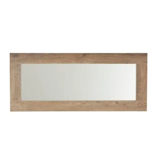 Household Essentials 29.5" x 12.5" Rectangular Wall Mirror Ashwood {1}
