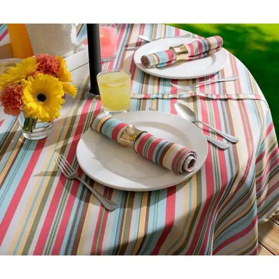 DII&reg; Summer Stripe Outdoor Napkin, 6ct. {11}