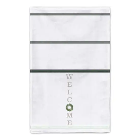 Welcome Wreath 16" x 25" Tea Towel - Set of 2 {5}