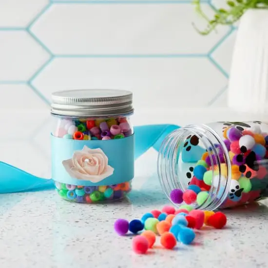 8oz. Plastic Mason Jars by Celebrate It&trade;, 6ct. {3}