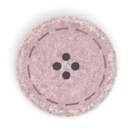 Dritz® 30mm Recycled Cotton Round Stitch Button, 3ct. Mauve {5}