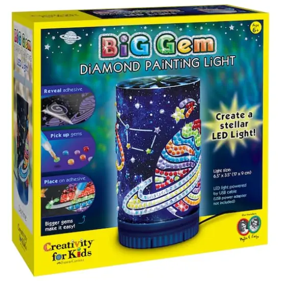 Creativity for Kids&reg; Big Gem Diamond Painting Light Kit {1}