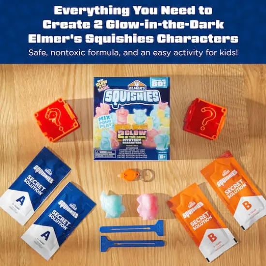 Elmer's&reg; Glow in the Dark Squishies Mystery Mold Kit {3}