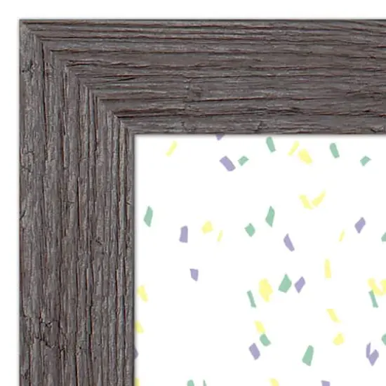 Take Me Nola Confetti Western Gray Framed Print {4}