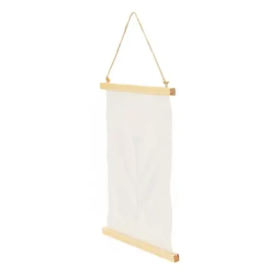 Hello Honey&reg; Abstract Floral Canvas Wall Scroll {7}