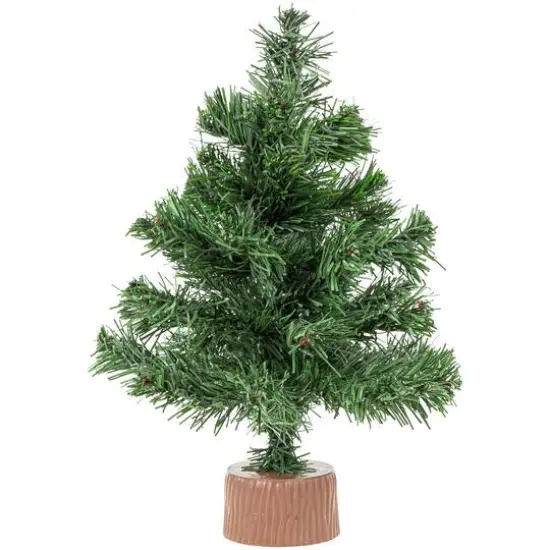 12" Unlit Mini Pine Full Artificial Christmas Tree {1}