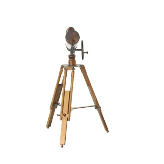 18" Brass Metal Telescope Decoration {4}